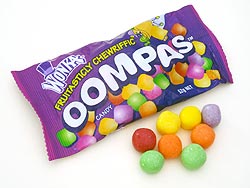 <span class="mw-page-title-main">Oompas</span> Candy produced under the Willy Wonka brand name