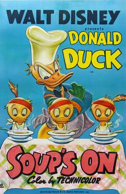 <i>Soups On</i> 1948 Donald Duck cartoon