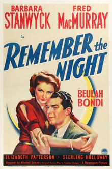 <i>Remember the Night</i> 1940 film by Mitchell Leisen