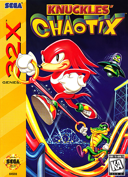 <i>Knuckles Chaotix</i> 1995 platform video game