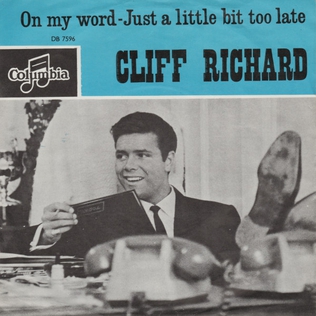 <span class="mw-page-title-main">On My Word</span> 1964 single by Chip Taylor