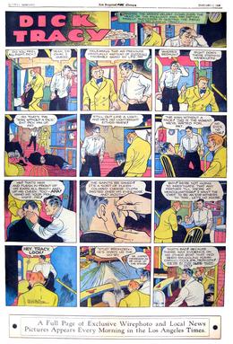 <i>Dick Tracy</i> American comic strip starting 1931