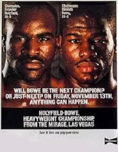 <span class="mw-page-title-main">Evander Holyfield vs. Riddick Bowe</span> Boxing competition