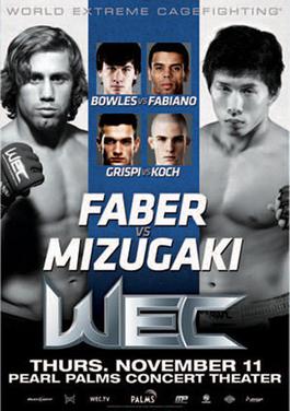 <span class="mw-page-title-main">WEC 52</span> WEC MMA event in 2010