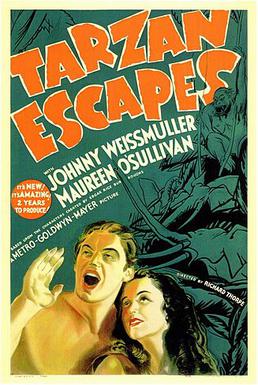 <i>Tarzan Escapes</i> 1936 film by William A. Wellman, George B. Seitz, John Farrow, Richard Thorpe