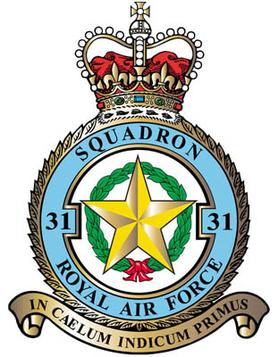 <span class="mw-page-title-main">No. 31 Squadron RAF</span> Defunct flying squadron of the Royal Air Force