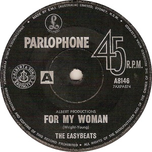 <span class="mw-page-title-main">For My Woman</span> 1965 song by the Easybeats