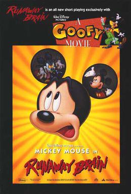 <i>Runaway Brain</i> 1995 Mickey Mouse cartoon