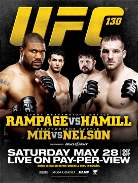 <span class="mw-page-title-main">UFC 130</span> UFC mixed martial arts event in 2011