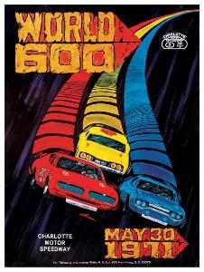 1971 World 600 Auto race held at Charlotte Motor Speedway in 1971