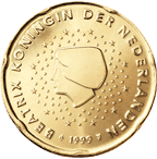 20 cent euro coins Netherlands series 1.gif