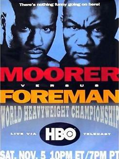 <span class="mw-page-title-main">Michael Moorer vs. George Foreman</span> 1994 professional boxing match