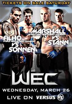 <span class="mw-page-title-main">WEC 33</span> WEC MMA event in 2008