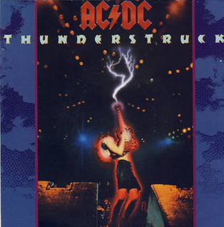 <span class="mw-page-title-main">Thunderstruck (song)</span> 1990 single by AC/DC