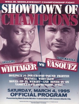 <span class="mw-page-title-main">Pernell Whitaker vs. Julio César Vásquez</span>