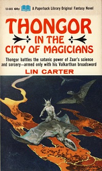 <i>Thongor in the City of Magicians</i> 1968 novel by Lin Carter