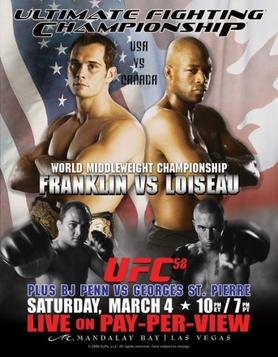 <span class="mw-page-title-main">UFC 58</span> UFC mixed martial arts event in 2006