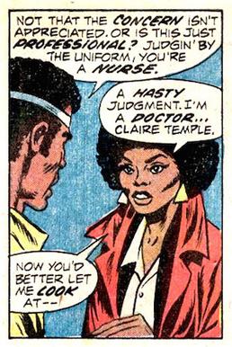 <span class="mw-page-title-main">Claire Temple</span> Marvel Comics fictional character