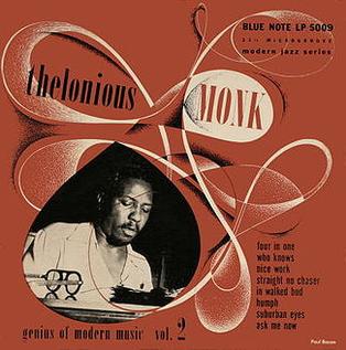 <i>Genius of Modern Music, Vol. 2</i> 1952 compilation album by Thelonious Monk