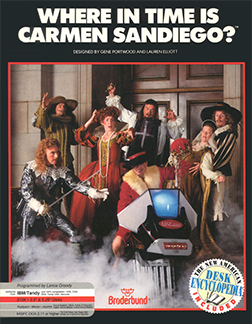 <i>Where in Time Is Carmen Sandiego?</i> (video game) 1989 computer and video game