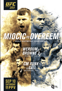 <span class="mw-page-title-main">UFC 203</span> UFC mixed martial arts event in 2016