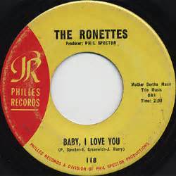 <span class="mw-page-title-main">Baby, I Love You</span> 1963 single by the Ronettes