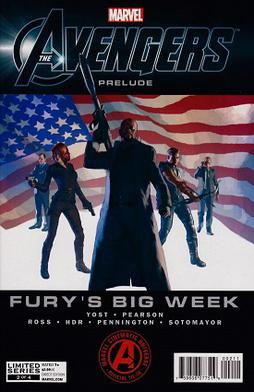 <i>Furys Big Week</i> Comic book tie-in to the Marvel Cinemetic Universe