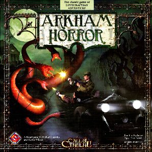 <i>Arkham Horror</i> American adventure board game, first published 1987