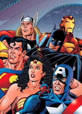 <i>JLA/Avengers</i> Crossover published in prestige format by DC Comics and Marvel Comics