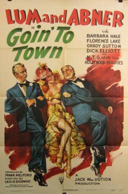 <i>Goin to Town</i> (1944 film) 1944 film directed by Leslie Goodwins