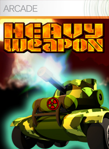 <i>Heavy Weapon</i> side-scrolling shoot em up video game