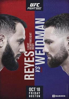 <span class="mw-page-title-main">UFC on ESPN: Reyes vs. Weidman</span> UFC mixed martial arts event in 2019