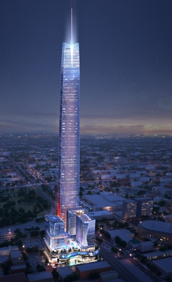 <span class="mw-page-title-main">Legends Tower</span> Proposed skyscraper in Oklahoma City, Oklahoma