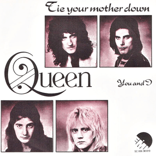 <span class="mw-page-title-main">Tie Your Mother Down</span> Song written and composed by Brian May