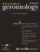 <i>The Journals of Gerontology</i> Academic journal