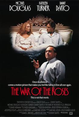 <i>The War of the Roses</i> (film) 1989 black comedy film directed by Danny DeVito