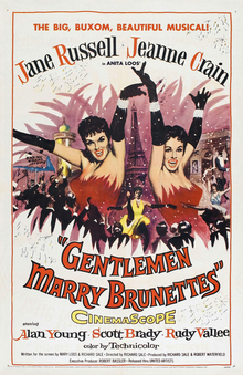 <i>Gentlemen Marry Brunettes</i> 1955 film by Richard Sale