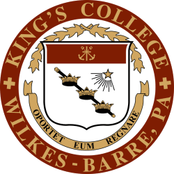 <span class="mw-page-title-main">King's College (Pennsylvania)</span> Catholic college in Wilkes-Barre, Pennsylvania, US