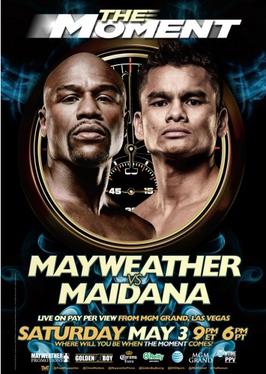 <span class="mw-page-title-main">Floyd Mayweather Jr. vs. Marcos Maidana</span> Boxing competition