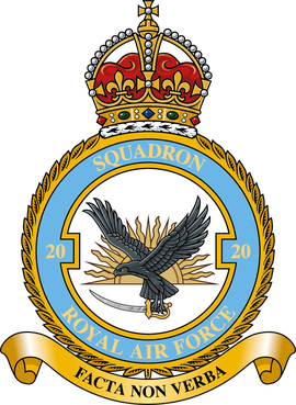 <span class="mw-page-title-main">No. 20 Squadron RAF</span> Ground-based squadron of the Royal Air Force