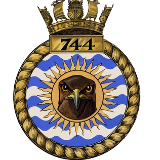 <span class="mw-page-title-main">744 Naval Air Squadron</span> Royal Navy Fleet Air Arm Squadron