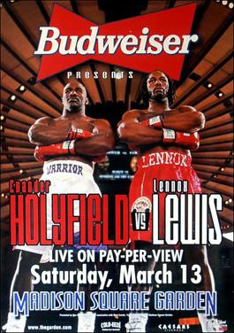 <span class="mw-page-title-main">Evander Holyfield vs. Lennox Lewis</span> Boxing competition