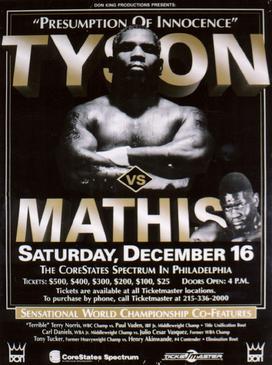 <span class="mw-page-title-main">Mike Tyson vs. Buster Mathis Jr.</span> Boxing match