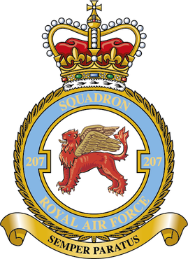 <span class="mw-page-title-main">No. 207 Squadron RAF</span> Flying squadron of the Royal Air Force