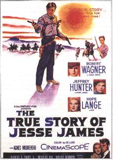 <i>The True Story of Jesse James</i> 1957 film by Nicholas Ray