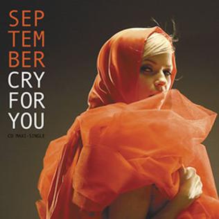 <span class="mw-page-title-main">Cry for You (September song)</span> 2006 single by September