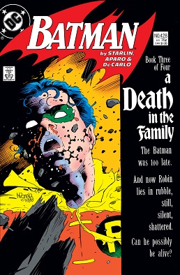 <span class="mw-page-title-main">A Death in the Family (comics)</span> 1988 Batman comic book storyline