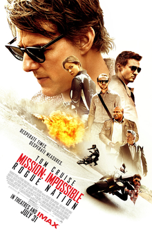 <i>Mission: Impossible – Rogue Nation</i> 2015 American action spy film directed by Christopher McQuarrie