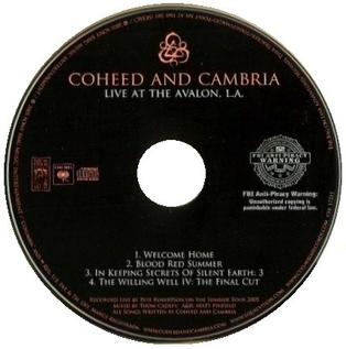 <i>Live at the Avalon</i> 2005 EP by Coheed and Cambria