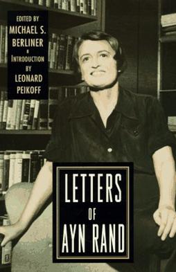 <i>Letters of Ayn Rand</i> 1995 collection of Ayn Rands letters